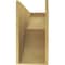 Ekena Millwork 12"W x 36"D x 24"H Classic Crestline Rough Cedar Woodgrain TimberThane Corbel, Primed Tan CORUR12X36X24CRERCPR - alternate 3